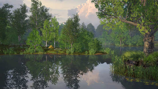 Copper lake
